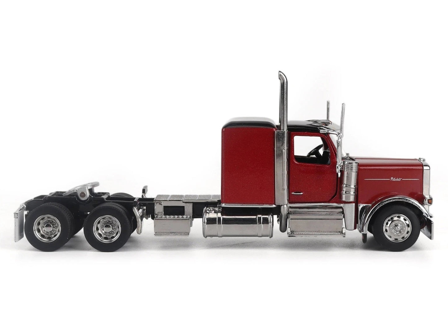 Peterbilt 589 Tandem-Axle Legendary Package Truck Tractor with 58" Sleeper Legendary Red "Transport Series" 1/64 T&y Diecast Model by T&y Diecast Masters