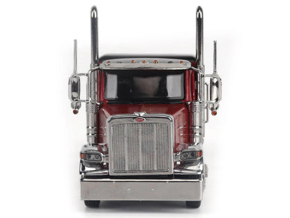 Peterbilt 589 Tandem-Axle Legendary Package Truck Tractor with 58" Sleeper Legendary Red "Transport Series" 1/64 T&y Diecast Model by T&y Diecast Masters
