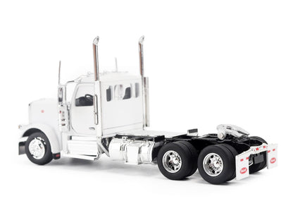 Peterbilt 589 Tandem-Axle Legendary Package Truck Tractor with 58" Sleeper White "Transport Series" 1/64 T&y Diecast Model by T&y Diecast Masters