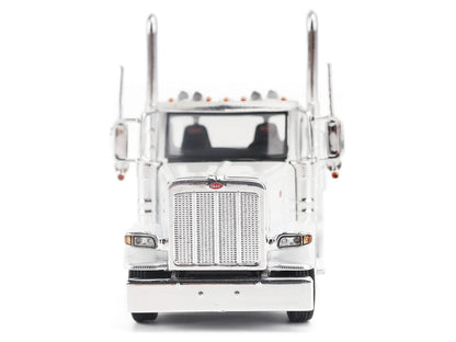 Peterbilt 589 Tandem-Axle Legendary Package Truck Tractor with 58" Sleeper White "Transport Series" 1/64 T&y Diecast Model by T&y Diecast Masters