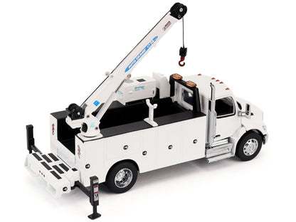 Peterbilt 536 Auto-Crane Titan 85-Body HC14-Crane Work Truck with Miller EnPak White "Transport Series" 1/50 Diecast Model by Masters <h2>Peterbilt Masters</h2> <p>High-quality car perfect for collect