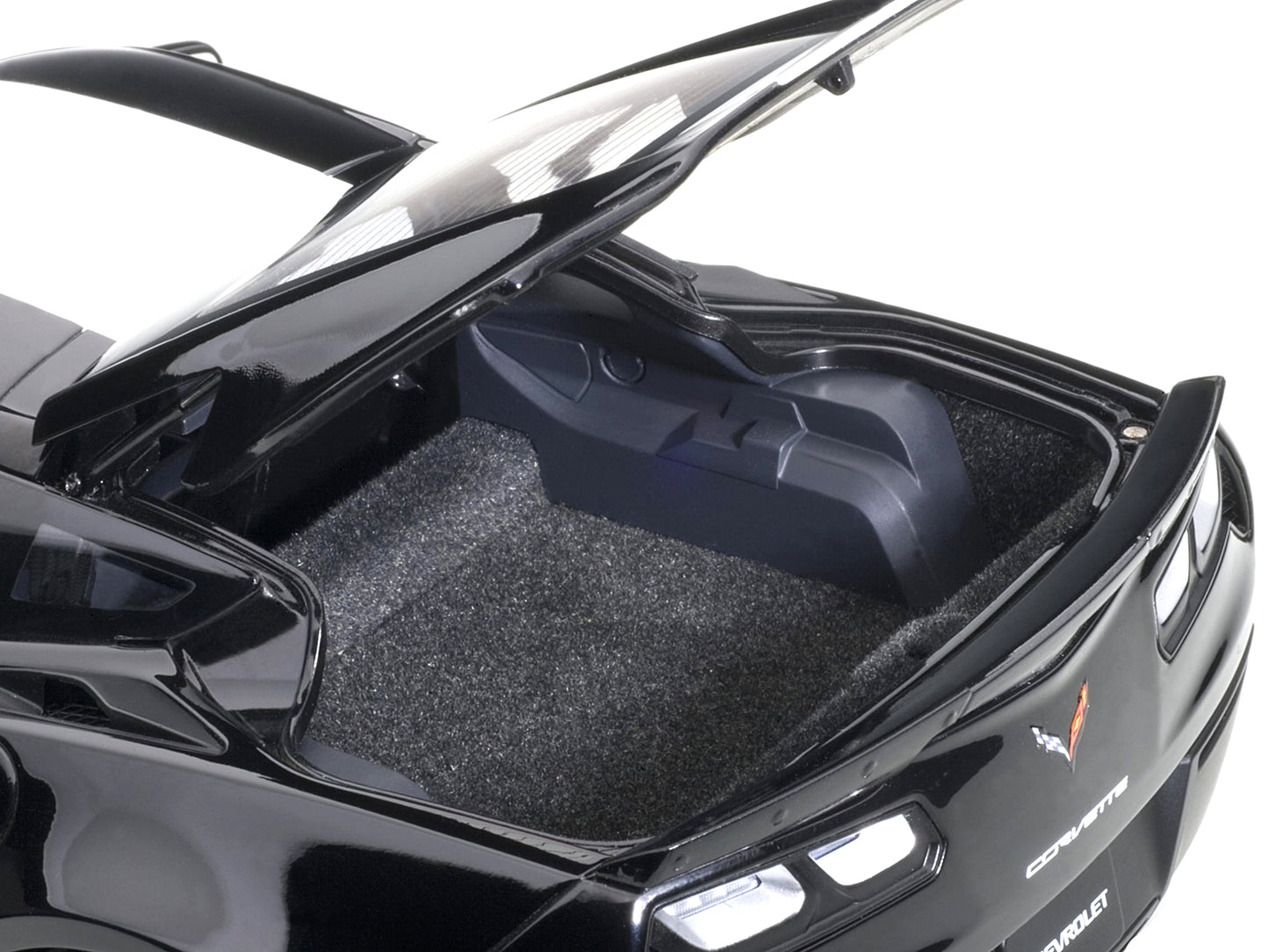 2017 Chevrolet Corvette C7 Grand Sport Black with White Stripe and Yellow Fender Hash Marks 1/18 Model Car by Autoart <h2>2017 </h2> <p>High-quality diecast perfect for collectors enthusiasts. Feature