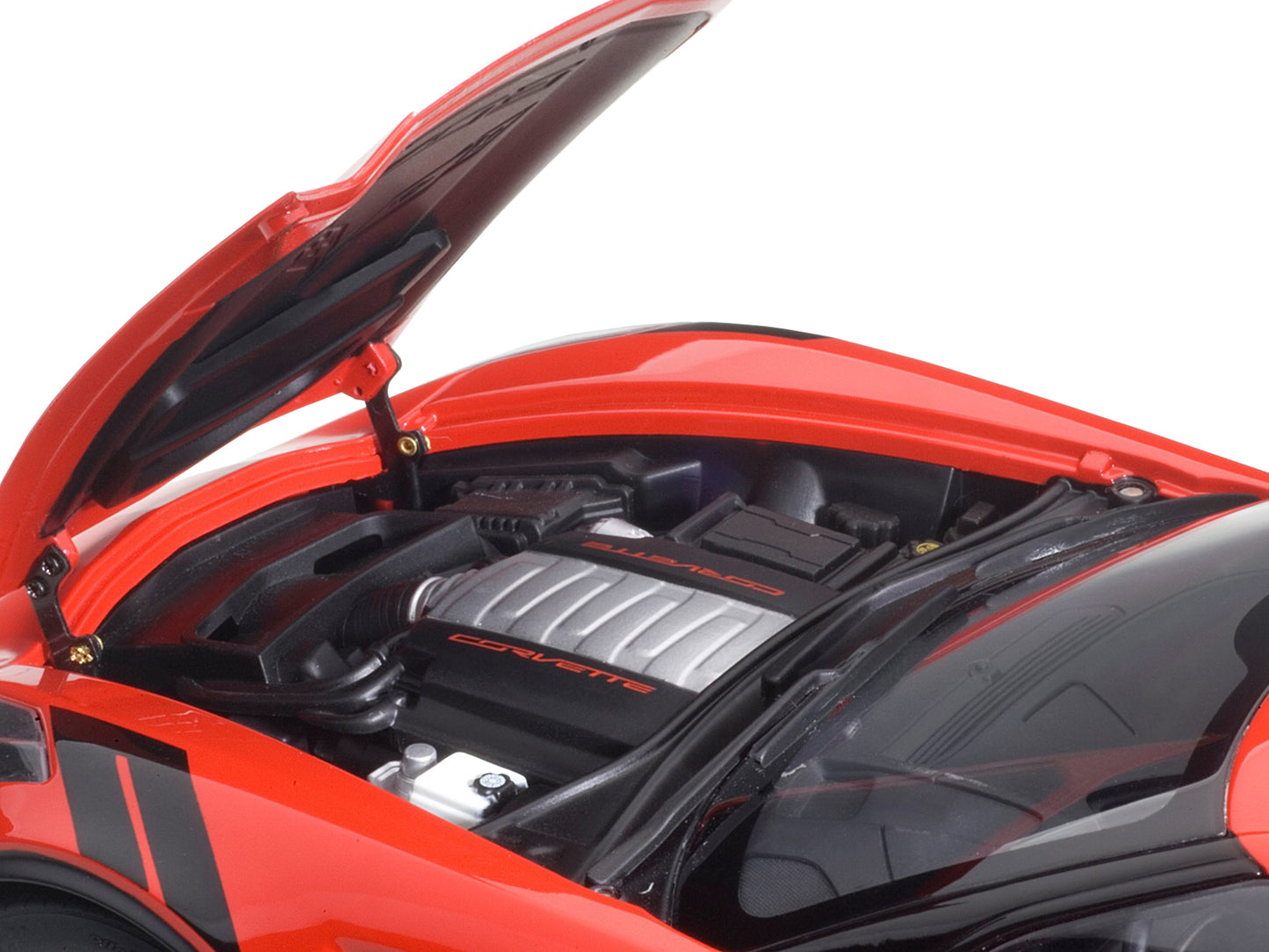 2017 Chevrolet Corvette C7 Grand Sport Red with White Stripe and Black Fender Hash Marks 1/18 Model Car by Autoart <h2>2017 Autoart</h2> <p>High-quality diecast perfect for collectors enthusiasts. Fea