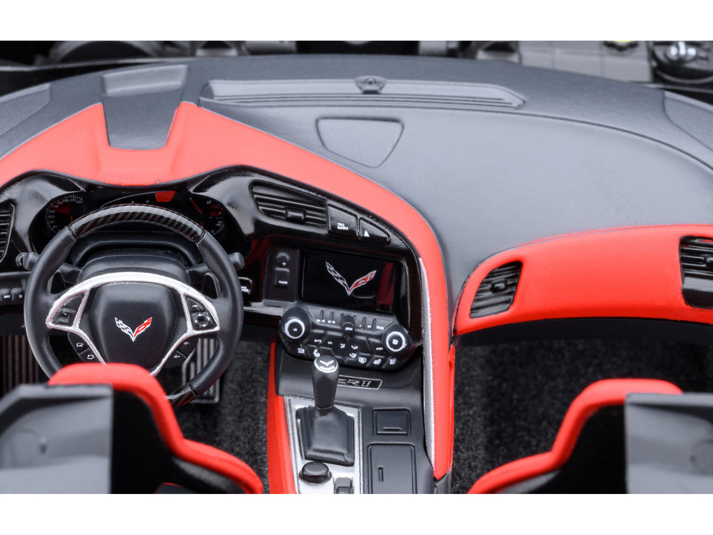 2019 Chevrolet Corvette C7 ZR1 Ceramic Matrix Gray Metallic with Carbon Top 1/18 Model Car by Autoart <h2>2019 Autoart</h2> <p>High-quality diecast perfect for collectors and enthusiasts. Features det