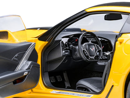 2019 Chevrolet Corvette C7 ZR1 Racing Yellow Tintcoat with Carbon Top 1/18 Model Car by Autoart <h2>2019 Autoart</h2> <p>High-quality diecast perfect for collectors and enthusiasts. Features detailed