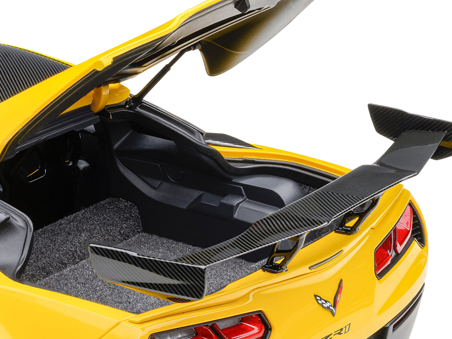 2019 Chevrolet Corvette C7 ZR1 Racing Yellow Tintcoat with Carbon Top 1/18 Model Car by Autoart <h2>2019 Autoart</h2> <p>High-quality diecast perfect for collectors and enthusiasts. Features detailed