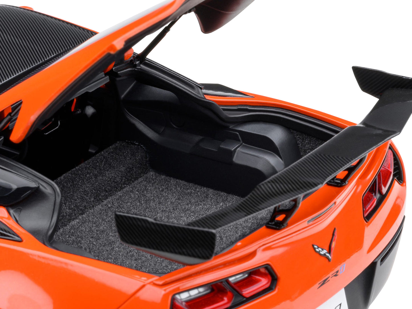 2019 Chevrolet Corvette C7 ZR1 Sebring Orange Tintcoat with Carbon Top 1/18 Model Car by Autoart <h2>2019 Autoart</h2> <p>High-quality diecast perfect for collectors and enthusiasts. Features detailed