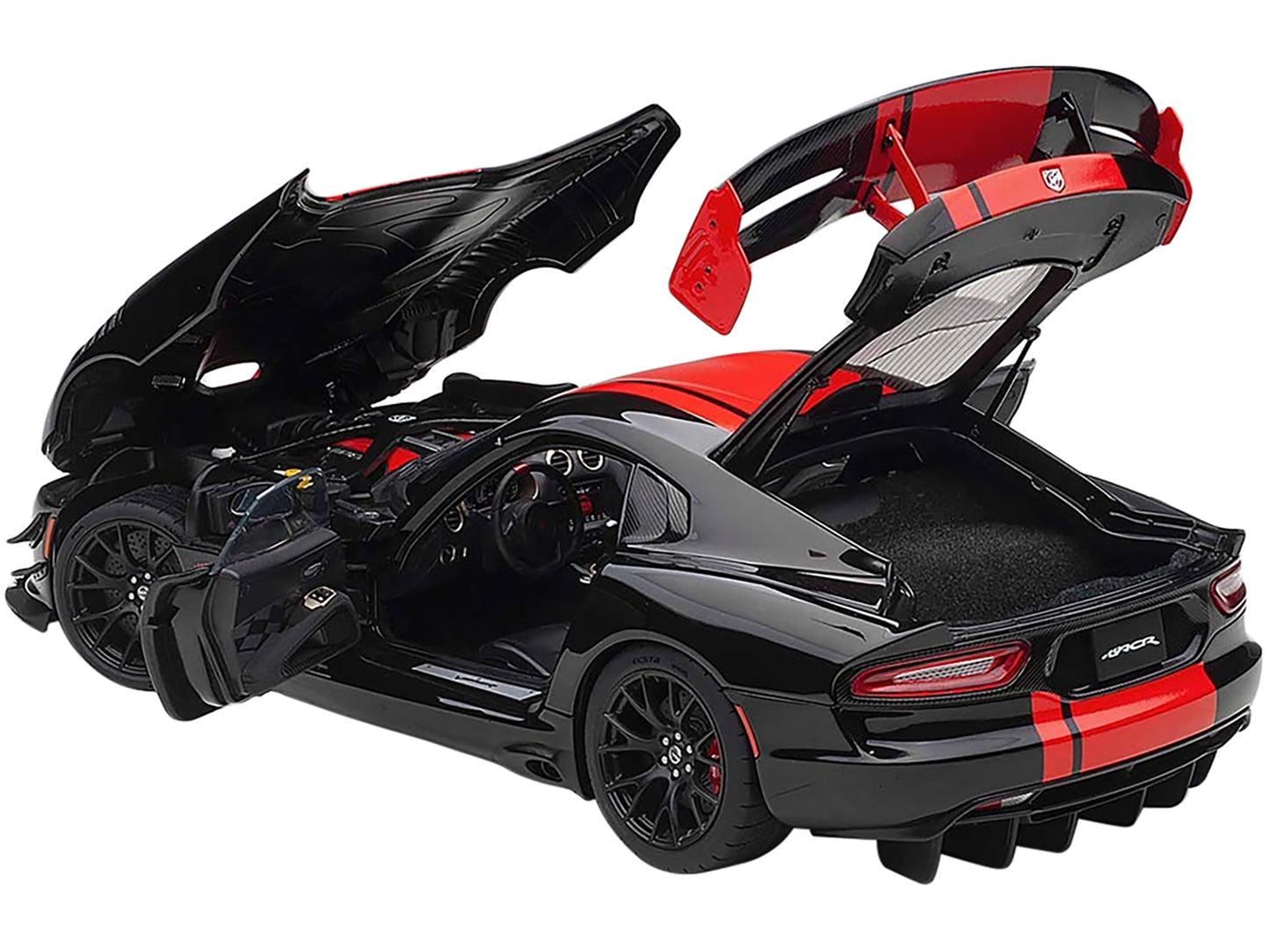 2017 Dodge Viper 1:28 Edition ACR Black with Red Stripes 1/18 Model Car by Autoart <h2>2017 Autoart</h2> <p>High-quality diecast perfect for collectors and enthusiasts. Features detailed interior exte