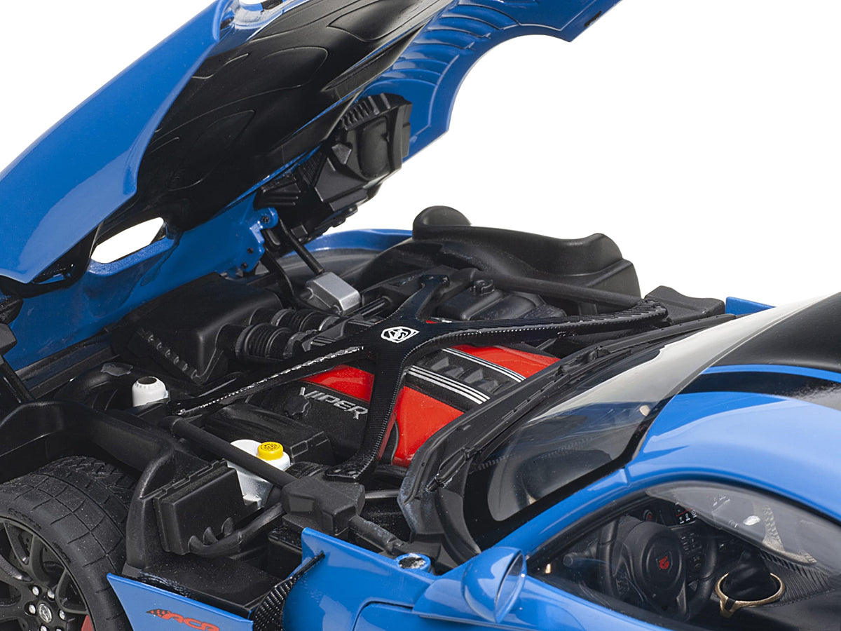 2017 Dodge Viper ACR Competition Blue with Black Stripes 1/18 Model Car by Autoart <h2>2017 Autoart</h2> <p>High-quality diecast perfect for collectors and enthusiasts. Features detailed interior exte