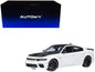 Dodge Charger SRT Hellcat Redeye Knuckle White with Matt Black Hood and Top 1/18 Model Car by Autoart <h2>Dodge Autoart</h2> <p>High-quality diecast perfect for collectors enthusiasts. Features detail