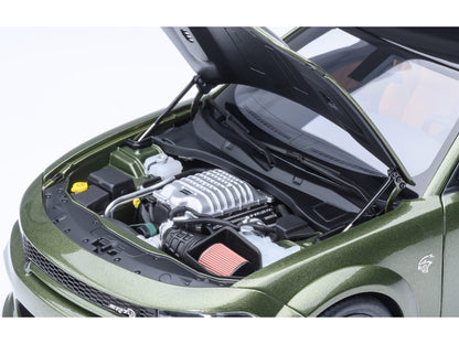 Dodge Charger SRT Hellcat Redeye F8 Green Metallic with Matt Black Top 1/18 Model Car by Autoart <h2>Dodge Autoart</h2> <p>High-quality diecast perfect for collectors and enthusiasts. Features detaile