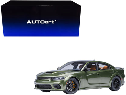 Dodge Charger SRT Hellcat Redeye F8 Green Metallic with Matt Black Top 1/18 Model Car by Autoart <h2>Dodge Autoart</h2> <p>High-quality diecast perfect for collectors and enthusiasts. Features detaile