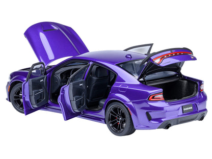 Dodge Charger Scat Pack Widebody Plum Crazy Purple Metallic 1/18 Model Car by Autoart <h2>Dodge Autoart</h2> <p>High-quality diecast perfect for collectors and enthusiasts. Features detailed interior