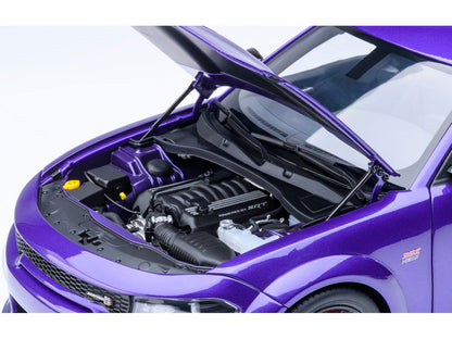 Dodge Charger Scat Pack Widebody Plum Crazy Purple Metallic 1/18 Model Car by Autoart <h2>Dodge Autoart</h2> <p>High-quality diecast perfect for collectors and enthusiasts. Features detailed interior