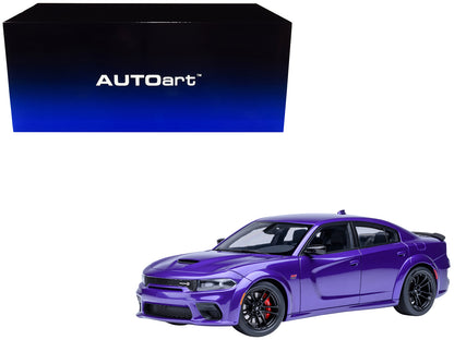 Dodge Charger Scat Pack Widebody Plum Crazy Purple Metallic 1/18 Model Car by Autoart <h2>Dodge Autoart</h2> <p>High-quality diecast perfect for collectors and enthusiasts. Features detailed interior
