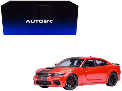 Dodge Charger Scat Pack Widebody Torred with Carbon Stripes 1/18 Model Car by Autoart <h2>Dodge Autoart</h2> <p>High-quality diecast perfect for collectors and enthusiasts. Features detailed interior