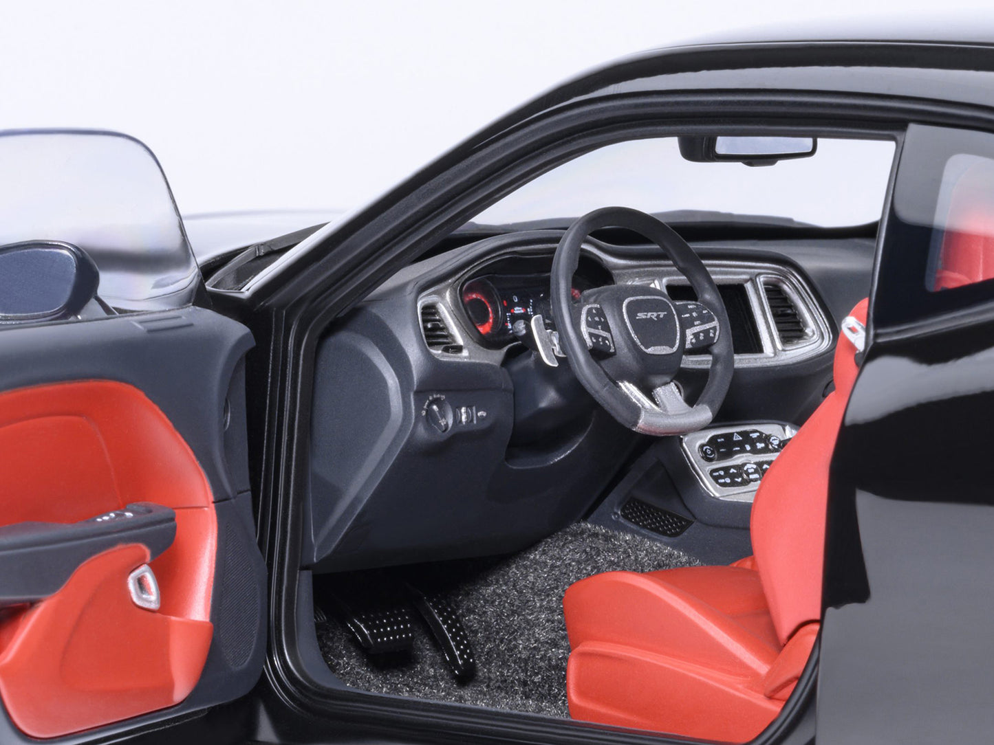 2023 Dodge Challenger SRT Super Stock Pitch Black with Red Interior 1/18 Model Car by Autoart <h2>2023 Autoart</h2> <p>High-quality diecast perfect for collectors and enthusiasts. Features detailed ex
