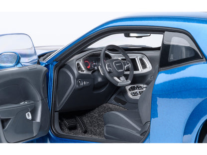 2023 Dodge Challenger SRT Super Stock Frostbite Blue Metallic with Carbon Stripes 1/18 Model Car by Autoart <h2>2023 Autoart</h2> <p>High-quality diecast perfect for collectors and enthusiasts. Featur