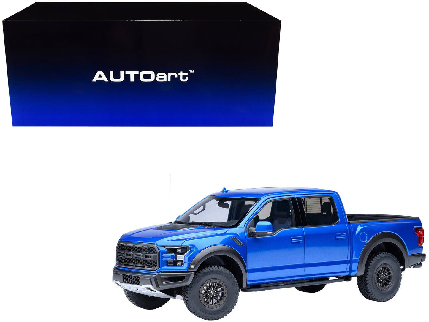 2019 Ford F-150 Raptor Pickup Truck Velocity Blue 1/18 Model Car by Autoart <h2>2019 Autoart</h2> <p>High-quality diecast perfect for collectors and enthusiasts. Features detailed interior exterior cr