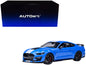 Ford Mustang Shelby GT500 Grabber Blue with White Stripes 1/18 Model Car by Autoart <h2>Ford Autoart</h2> <p>High-quality diecast perfect for collectors and enthusiasts. Features detailed interior ext