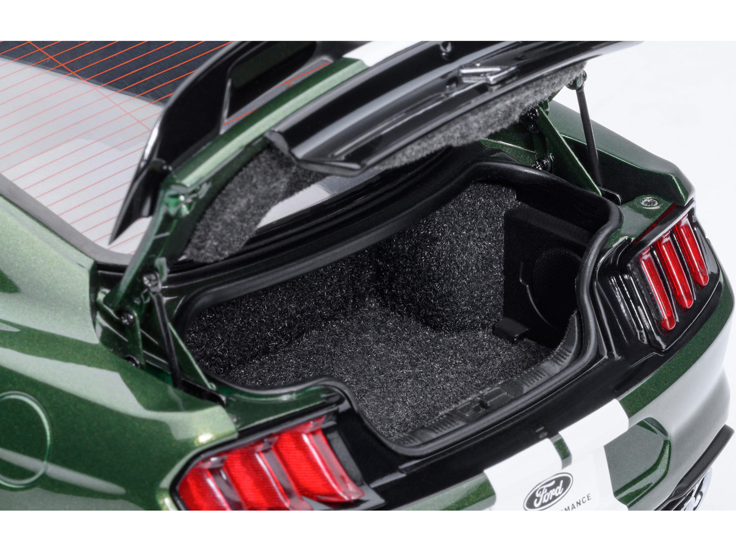 Ford Mustang Shelby GT500 Eruption Green Metallic with White Stripes 1/18 Model Car by Autoart <h2>Ford Autoart</h2> <p>High-quality diecast perfect for collectors and enthusiasts. Features detailed i