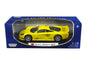 Saleen S7 Yellow 1/18 Diecast Model Car by Motormax <h2>Saleen Motormax</h2> <p>High-quality perfect for collectors and enthusiasts. Features detailed interior exterior craftsmanship, realistic paint