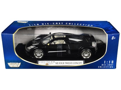 Chrysler Me Four Twelve Black 1/18 Diecast Model Car - Motormax