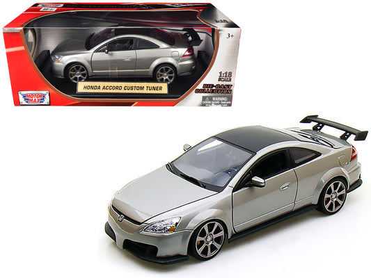 2003 Honda Accord Gray Metallic 1/18 Diecast Model Car by Motormax <h2>2003 Motormax</h2> <p>High-quality perfect for collectors and enthusiasts. Features detailed interior exterior craftsmanship, rea