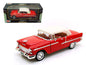 1955 Chevrolet Bel Air Convertible Soft Top Red 1/18 Diecast Car Model by Motormax <h2>1955 Motormax</h2> <p>High-quality perfect for collectors and enthusiasts. Features detailed interior exterior cr