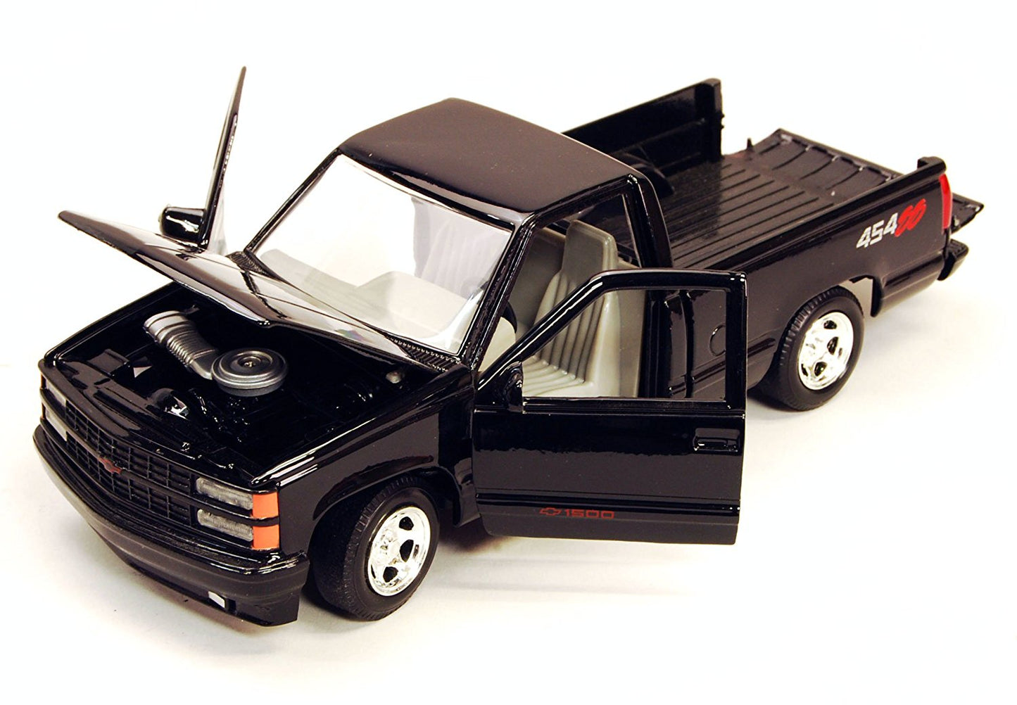 1992 Chevrolet 454 SS Pickup Truck Black 1/24 Diecast Model Car by Motormax <h2>1992 Motormax</h2> <p>High-quality perfect for collectors and enthusiasts. Features detailed interior exterior craftsman