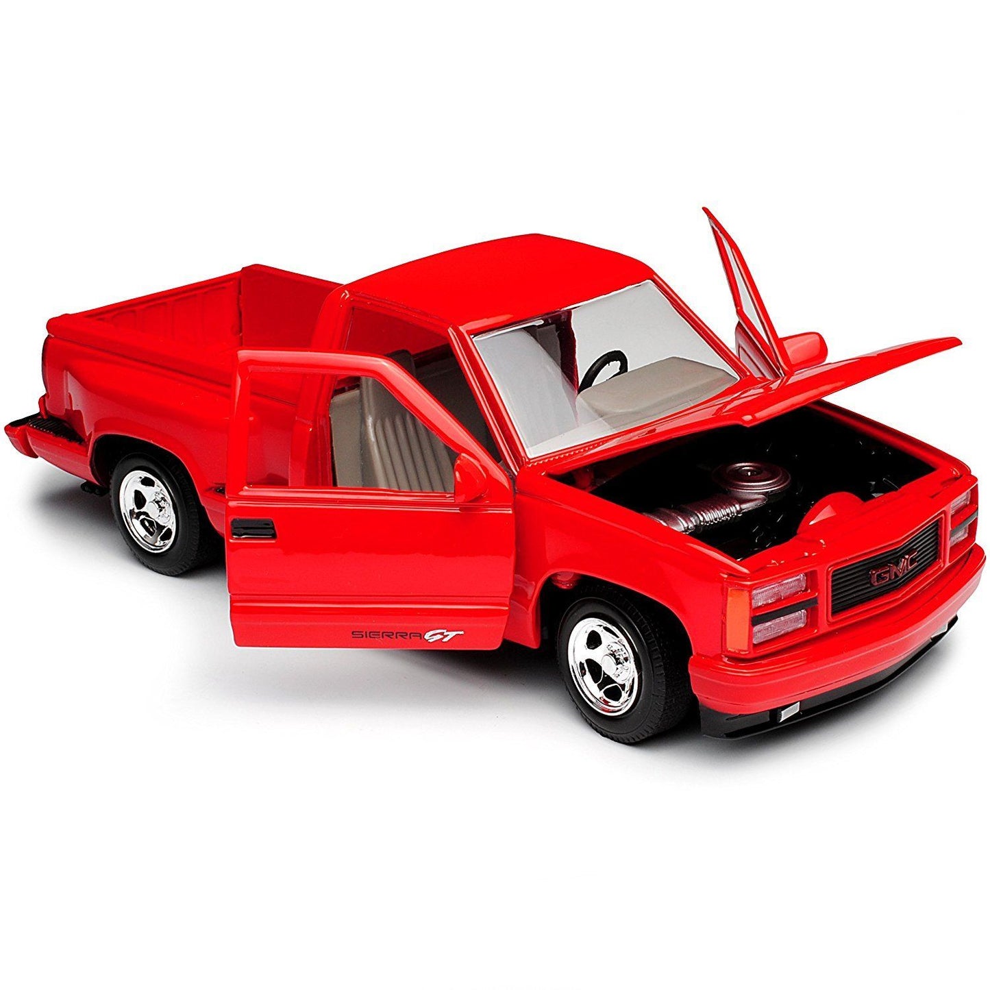 1992 GMC Sierra GT Red Pickup Truck 1/24 Diecast Model by Motormax <h2>1992 Motormax</h2> <p>High-quality car perfect for collectors and enthusiasts. Features detailed interior exterior craftsmanship,