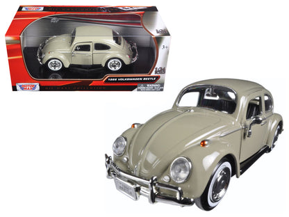 1966 Volkswagen Beetle Beige 1/24 Diecast Model Car by Motormax <h2>1966 Motormax</h2> <p>High-quality perfect for collectors and enthusiasts. Features detailed interior exterior craftsmanship, realis