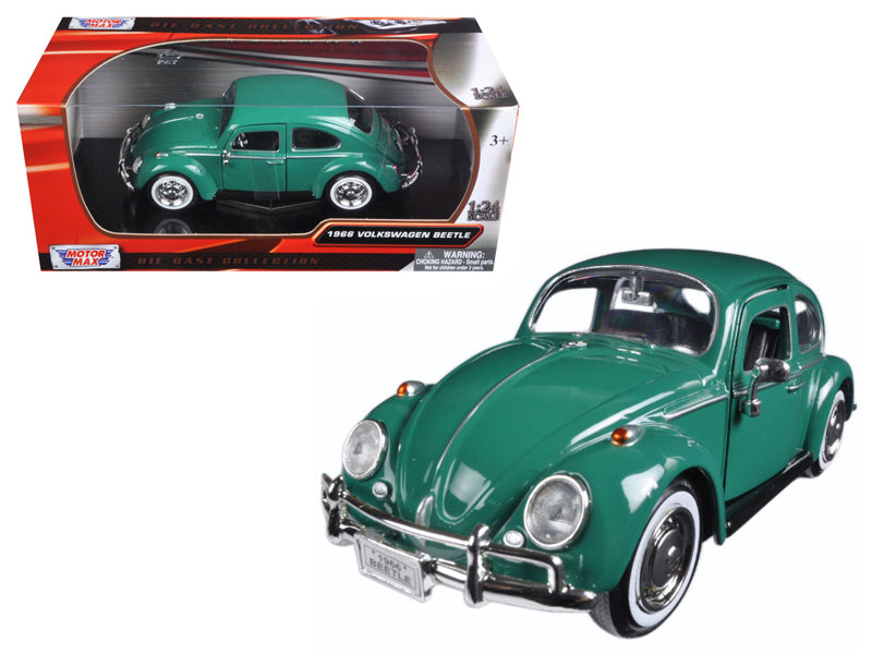 1966 Volkswagen Beetle Green 1/24 Diecast Model Car by Motormax <h2>1966 Motormax</h2> <p>High-quality perfect for collectors and enthusiasts. Features detailed interior exterior craftsmanship, realis