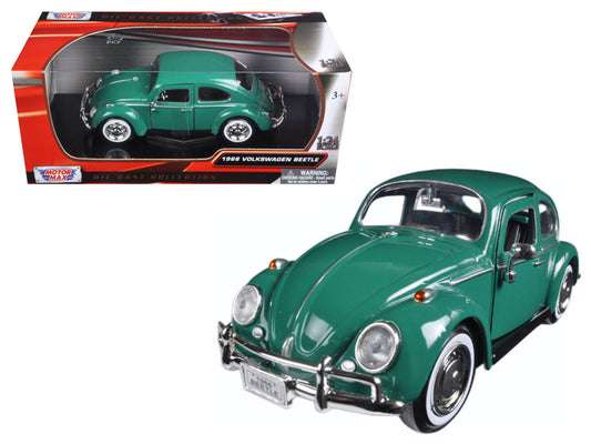 1966 Volkswagen Beetle Green 1/24 Diecast Model Car by Motormax <h2>1966 Motormax</h2> <p>High-quality perfect for collectors and enthusiasts. Features detailed interior exterior craftsmanship, realis