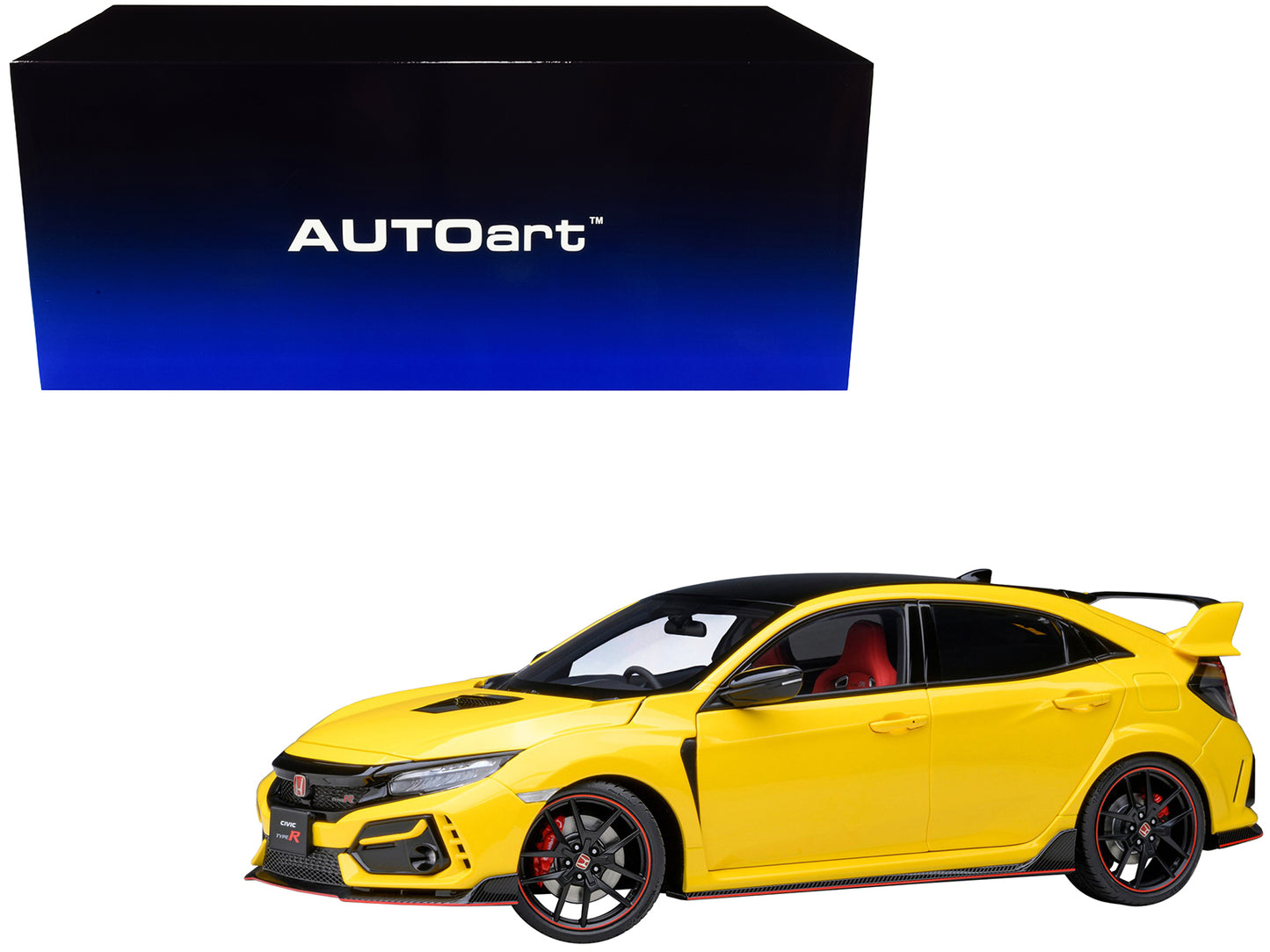 2021 Honda Civic Type R (FK8) RHD (Right Hand Drive) Sunlight Yellow Limited Edition 1/18 Model Car by Autoart <h2>2021 Autoart</h2> <p>High-quality diecast perfect for collectors and enthusiasts. Fea