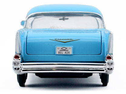 1957 Chevrolet Bel Air Light Blue "Timeless Legends" Series 1/24 Diecast Model Car by Motormax <h2>1957 Motormax</h2> <p>High-quality perfect for collectors and enthusiasts. Features detailed interior