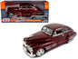 1948 Chevrolet Aerosedan Fleetline Dark Red Metallic 1/24 Diecast Model Car by Motormax <h2>1948 Motormax</h2> <p>High-quality perfect for collectors and enthusiasts. Features detailed interior exteri