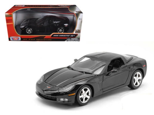 2005 Chevrolet Corvette C6 Coupe Black 1/24 Diecast Model Car by Motormax <h2>2005 Motormax</h2> <p>High-quality perfect for collectors and enthusiasts. Features detailed interior exterior craftsmansh