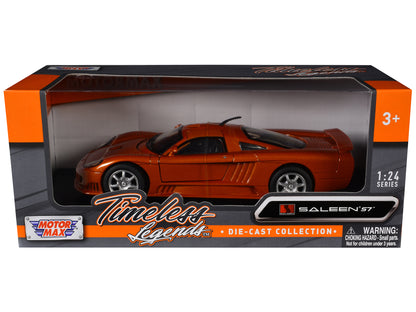 Saleen S7 Copper 1/24 Diecast Model Car by Motormax