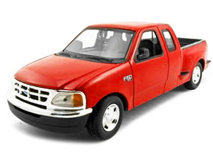 2001 Ford F-150 XLT Flareside Supercab Pickup Truck Red 1/24 Diecast Model Car by Motormax <h2>2001 Motormax</h2> <p>High-quality perfect for collectors and enthusiasts. Features detailed interior ext