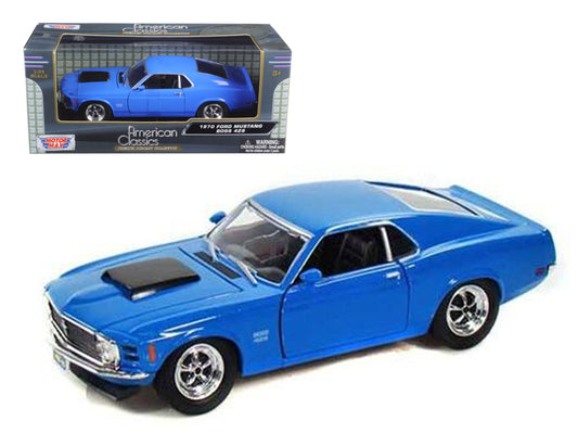 1970 Ford Mustang Boss 429 Blue 1/24 Diecast Model Car by Motormax <h2>1970 Motormax</h2> <p>High-quality perfect for collectors and enthusiasts. Features detailed interior exterior craftsmanship, rea