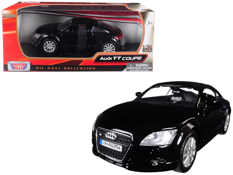 Audi TT Coupe Black 1/24 Diecast Model Car by Motormax <h2>Audi Motormax</h2> <p>High-quality perfect for collectors and enthusiasts. Features detailed interior exterior craftsmanship, realistic paint