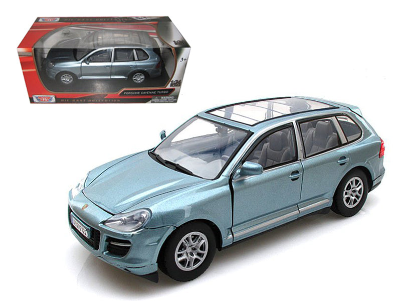 Porsche Cayenne Turbo Grey 1/24 Diecast Car Model by Motormax <h2>Porsche Motormax</h2> <p>High-quality perfect for collectors and enthusiasts. Features detailed interior exterior craftsmanship, reali
