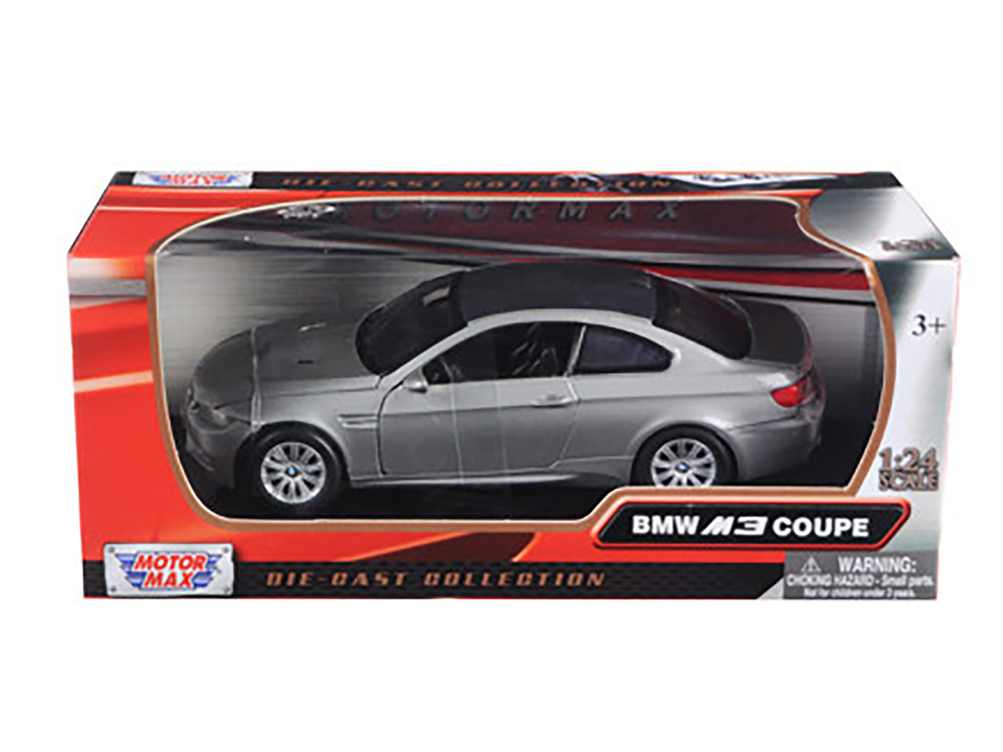 BMW M3 Coupe Gray Metallic 1/24 Diecast Model Car by Motormax <h2>BMW Motormax</h2> <p>High-quality perfect for collectors and enthusiasts. Features detailed interior exterior craftsmanship, realistic