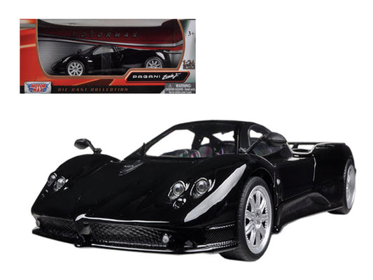 Pagani Zonda F Black 1/24 Diecast Car Model by Motormax <h2>Pagani Motormax</h2> <p>High-quality perfect for collectors and enthusiasts. Features detailed interior exterior craftsmanship, realistic pa