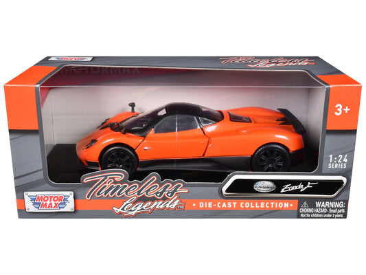Pagani Zonda F Orange 1/24 Diecast Car Model by Motormax <h2>Pagani Motormax</h2> <p>High-quality perfect for collectors and enthusiasts. Features detailed interior exterior craftsmanship, realistic p