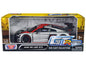 Audi R8 LMS GT3 Silver Metallic with Graphics "GT Racing" Series 1/24 Diecast Model Car by Motormax <h2>Audi Motormax</h2> <p>High-quality perfect for collectors and enthusiasts. Features detailed int