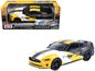 2018 Ford Mustang GT #38 White and Matt Black with Yellow Graphics "GT Racing" Series 1/24 Diecast Model Car by Motormax <h2>2018 Motormax</h2> <p>High-quality perfect for collectors enthusiasts. Feat