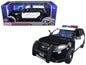 2015 Ford Police Interceptor Utility Black and White with Flashing Light Bar Front Rear Lights 2 Sounds 1/18 Diecast Model Car by Motormax <h2>2015 Motormax</h2> <p>High-quality perfect for collectors