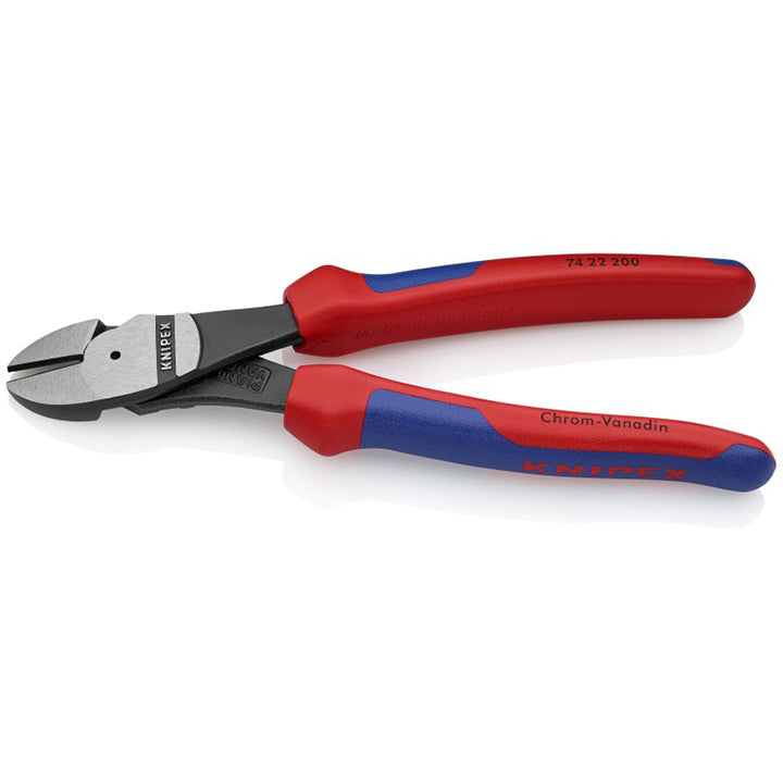Knipex High Leverage 12° Angled Diagonal Cutter with Comfort Handles (8")